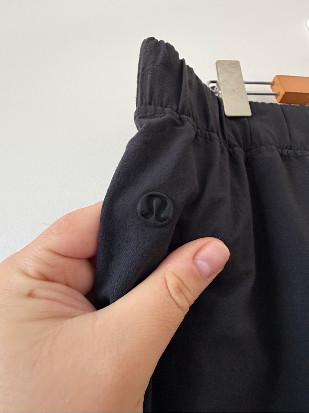 LULULEMON STRETCH WOVEN WIDE LEG HIGH RISE PANT SIZE XL BLACK - Picture 8 of 10